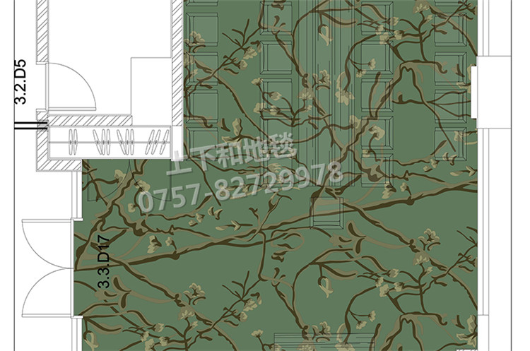 云來斯堡酒店地毯工程設計圖3