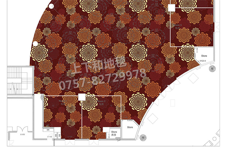 云來斯堡酒店地毯工程設計圖4