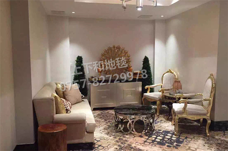 佛山湯臣粵菜酒店地毯工程 休息區(qū)地毯