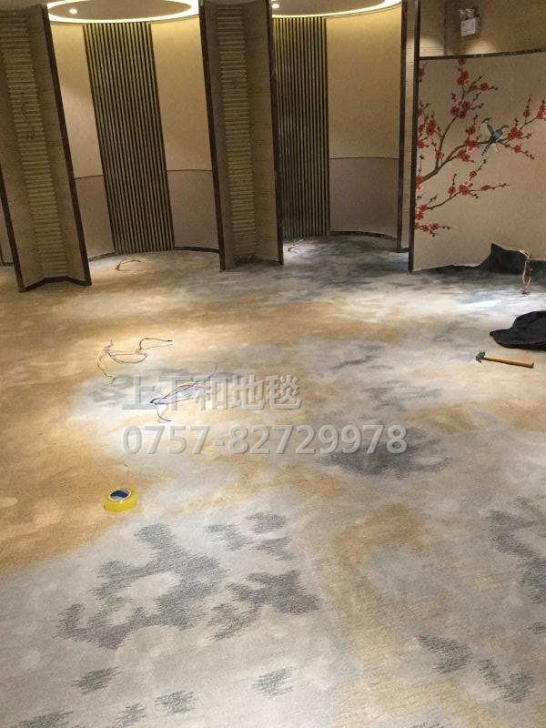 廣州白云機(jī)場(chǎng)地毯工程 羊毛手工地毯案例展示五