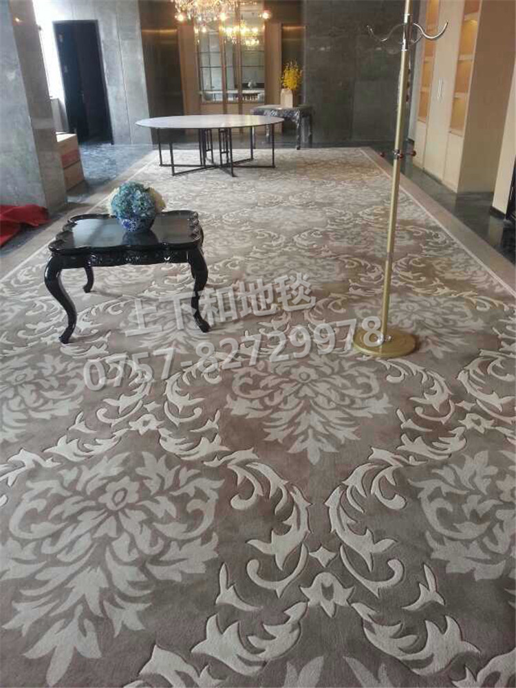 嶺南水鄉(xiāng)酒店地毯工程 走廊地毯