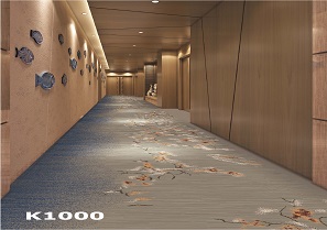 K1000 海馬地毯 酒店走道尼龍印花地毯