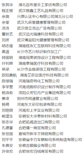 華中區(qū)百強牛商名單