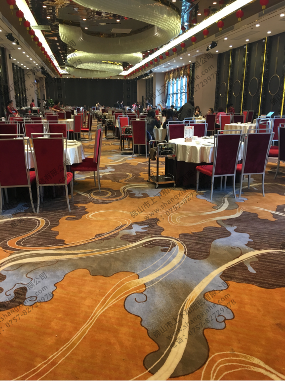 上下和地毯的酒店地毯工程案例