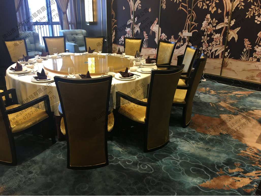 上下和地毯的酒店地毯工程案例